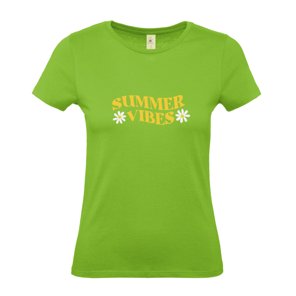 Summer Vibes - Ladies Fitted T-Shirt