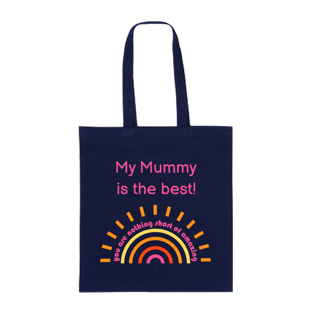 Mother's Day - Coloured Cotton Tote Bag