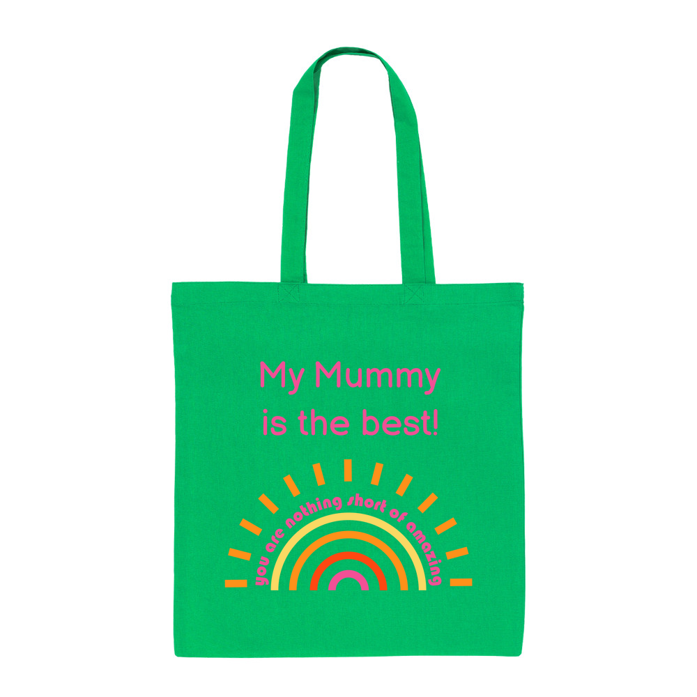 Mother's Day - Coloured Cotton Tote Bag