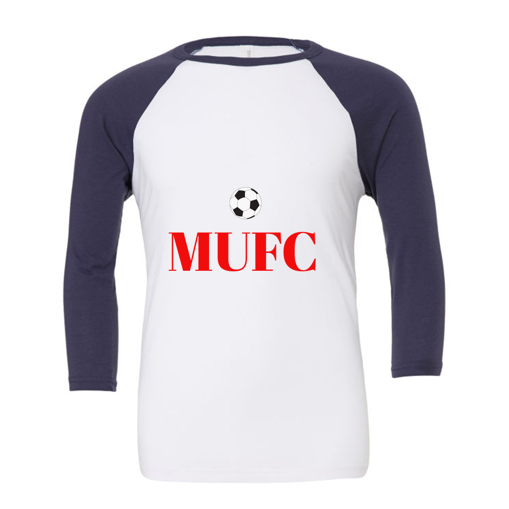 3/4 Sleeve White & Coloured T-Shirt