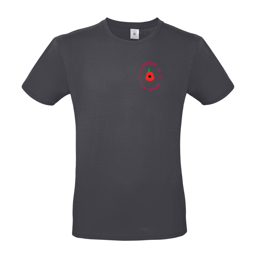 Lest we forget - Short Sleeved T-Shirt - Coloured