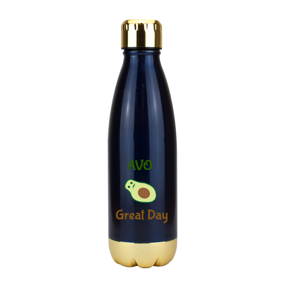 Vacuum Flask with Gold Trim - 500ml