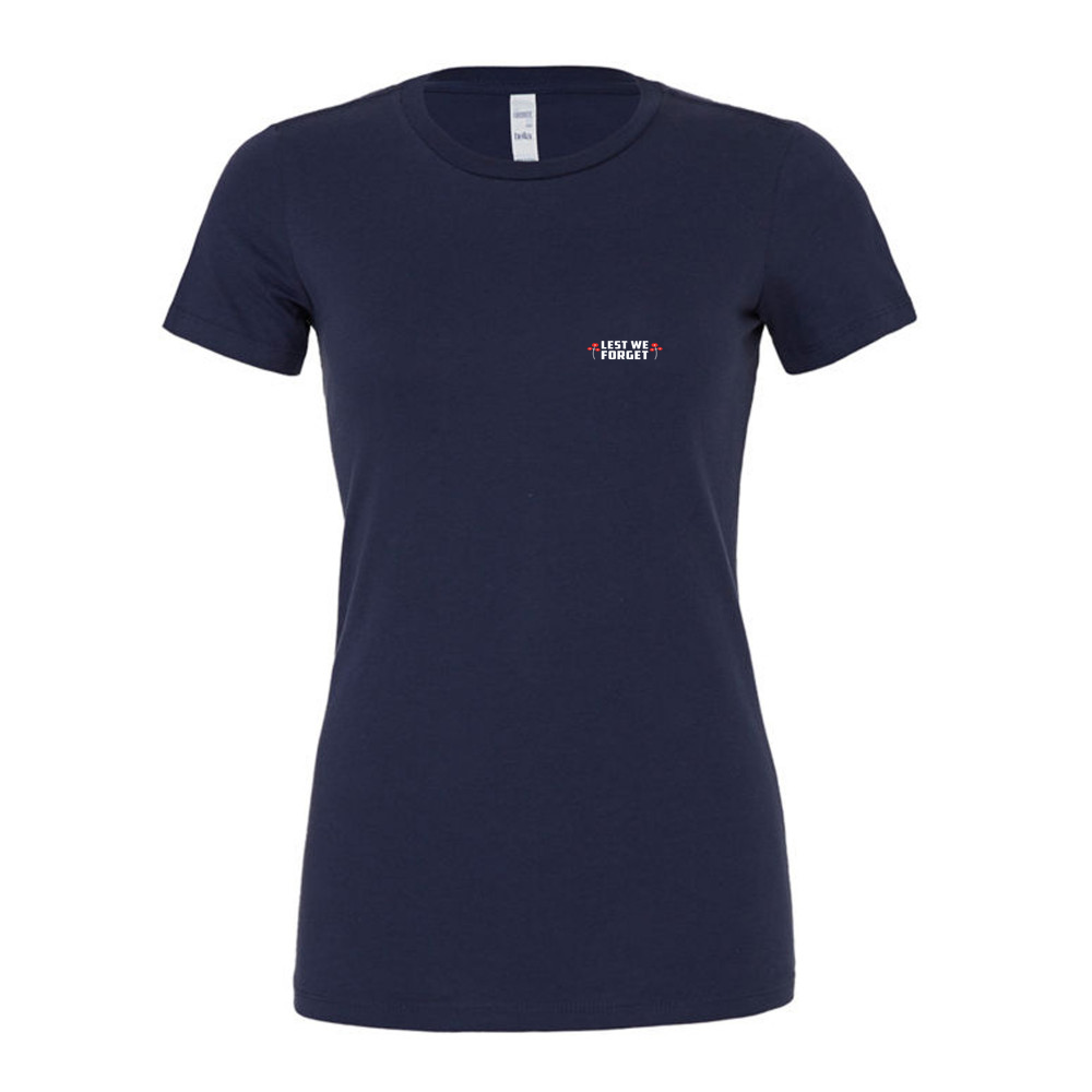 Lest we forget - Ladies Slim Fit T-Shirt