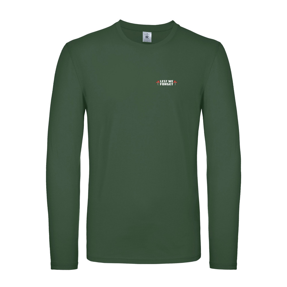 Lest we forget - Fitted Long Sleeved T-Shirt