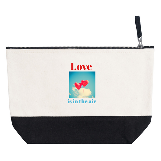 Two-tone Canvas Accessory Bag