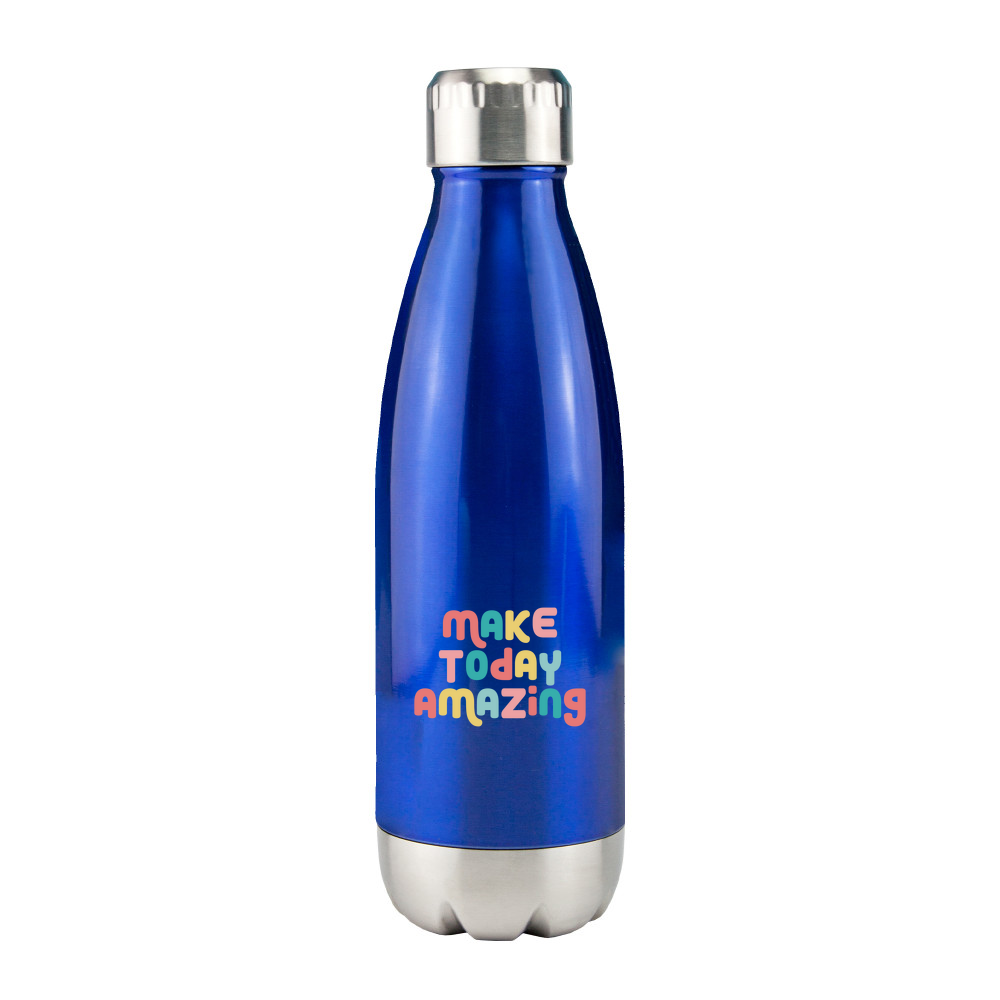 Make Today Amazing Affirmation  - Vacuum Flask with Silver Trim - 500ml