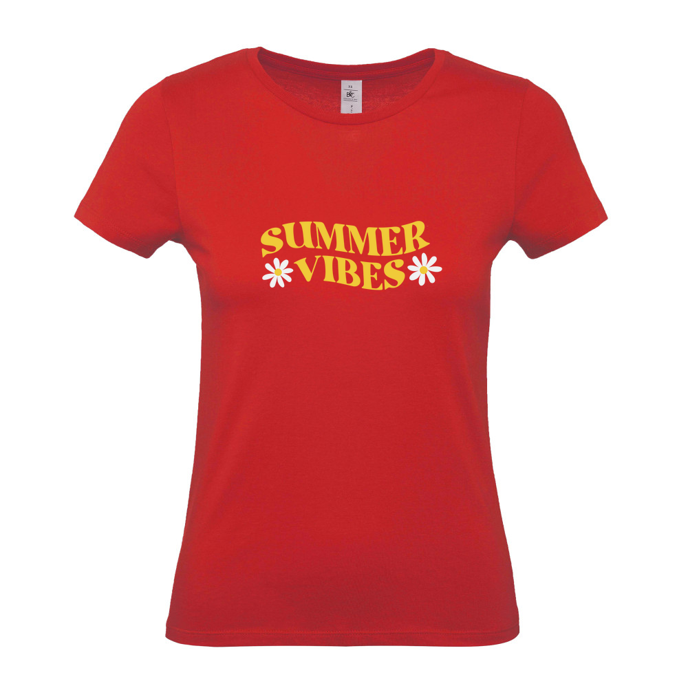 Summer Vibes - Ladies Fitted T-Shirt