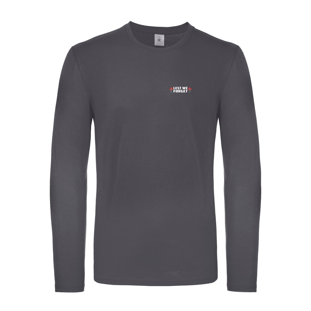 Lest we forget - Fitted Long Sleeved T-Shirt