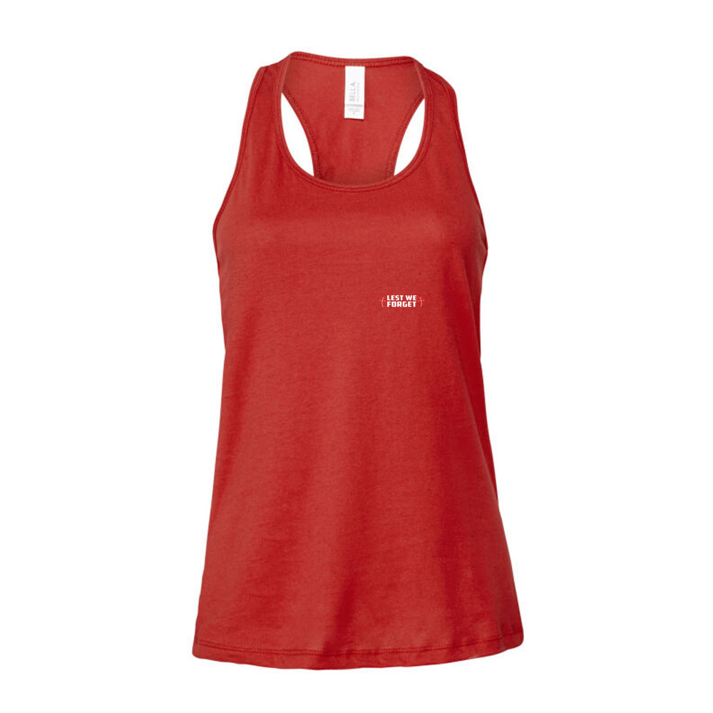 Lest we forget - Ladies Racerback Tank Top