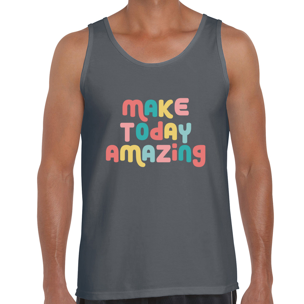 Make Today Amazing Affirmation  - Men's Tank Top