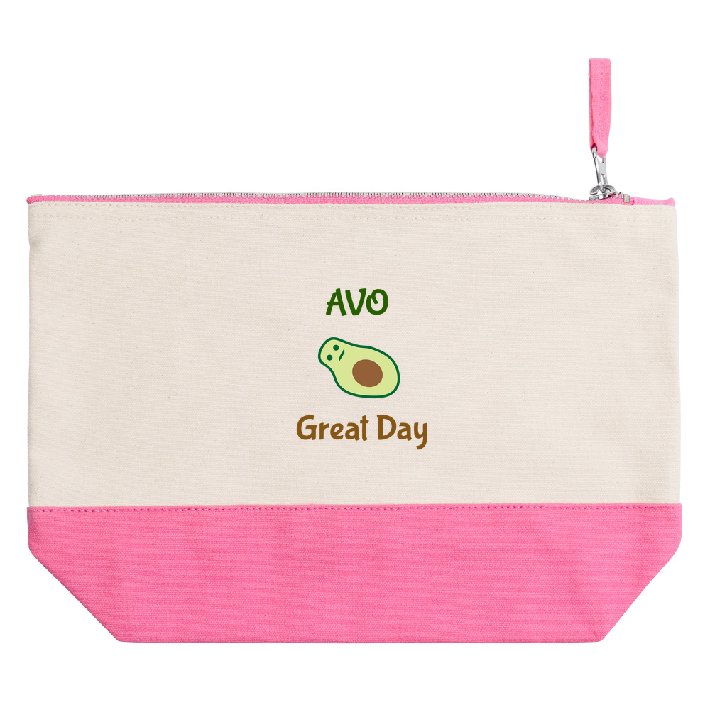 Two-tone Canvas Accessory Bag