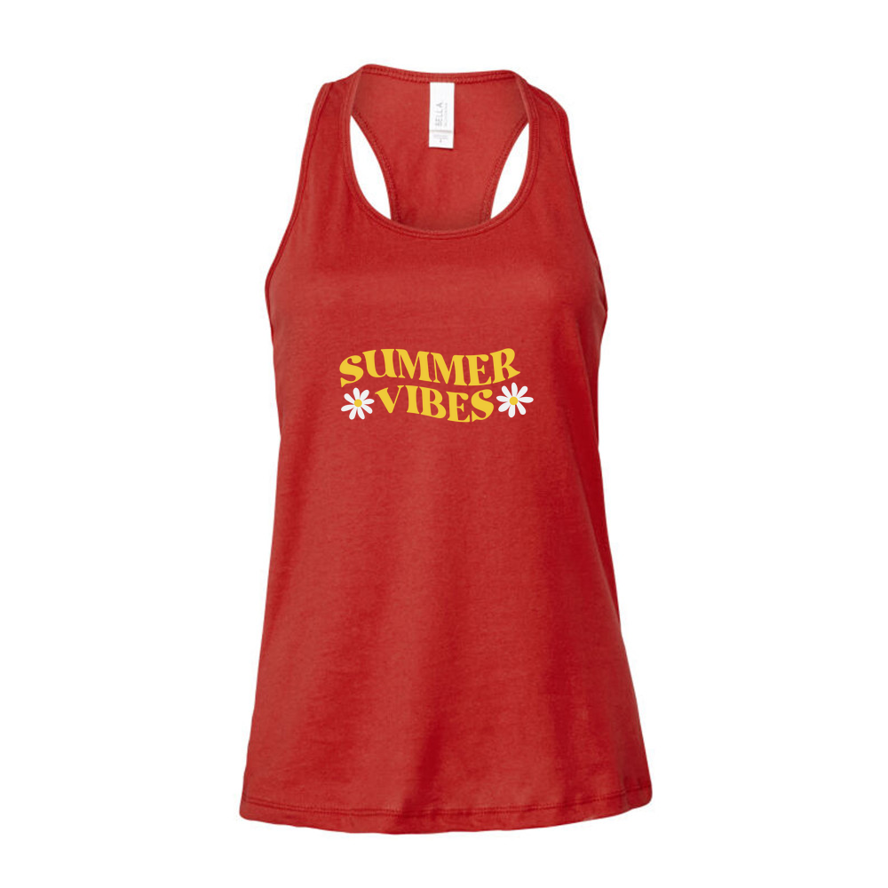 Summer vibes - Ladies Racerback Tank Top