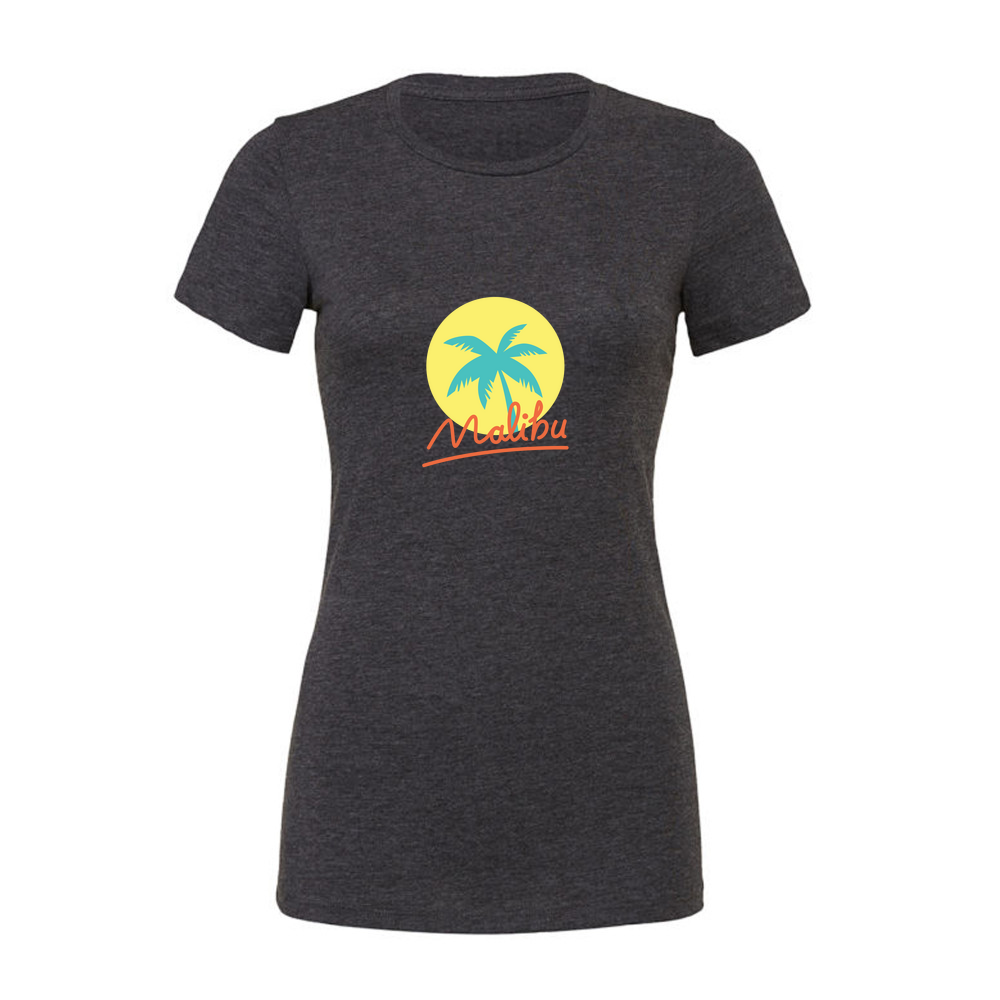 Malibu Summer - Ladies Slim Fit T-Shirt