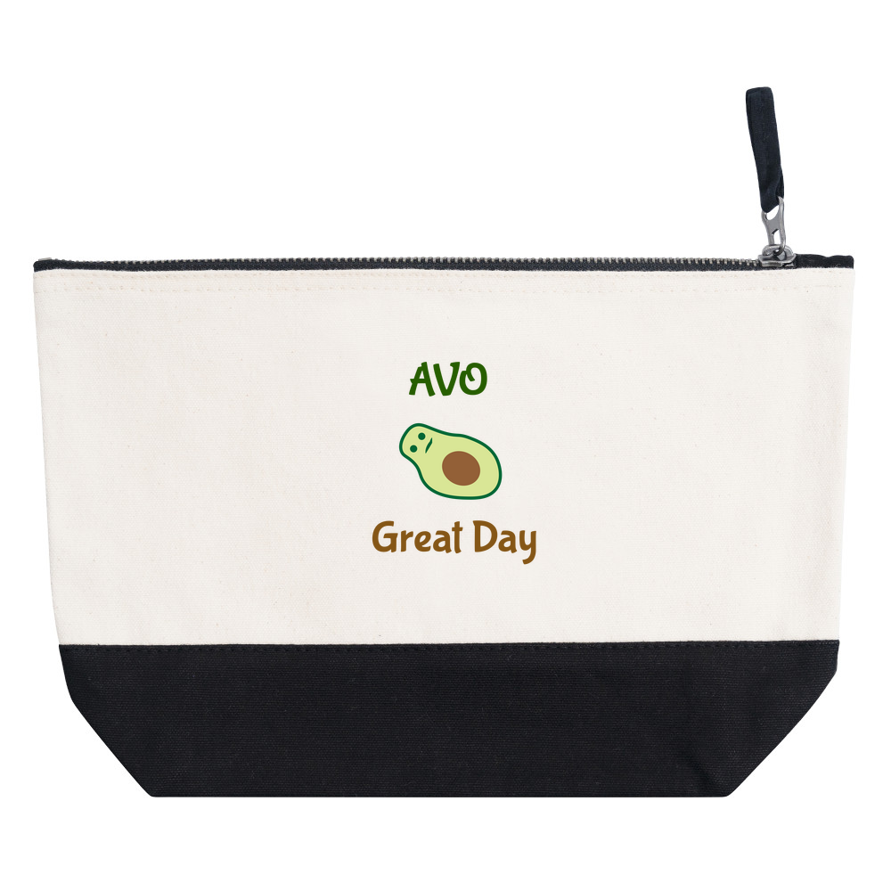 Two-tone Canvas Accessory Bag