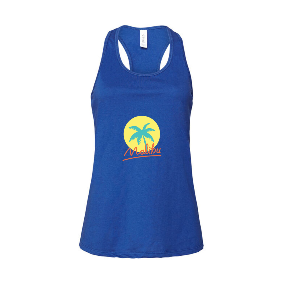 Malibu Summer - Ladies Racerback Tank Top