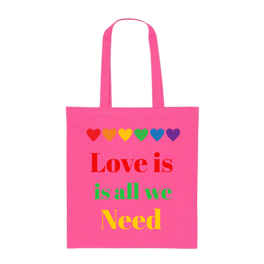 Coloured Cotton Tote Bag