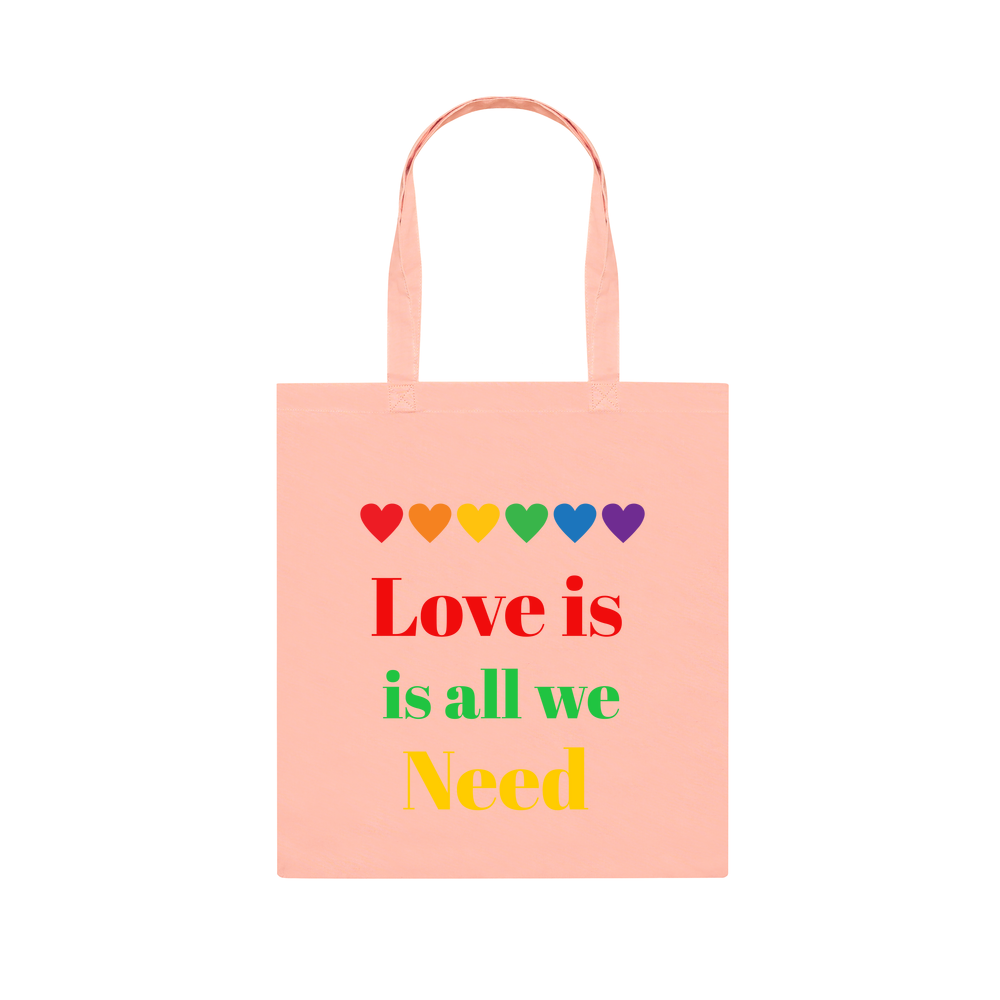 Pastel Coloured Tote Bag