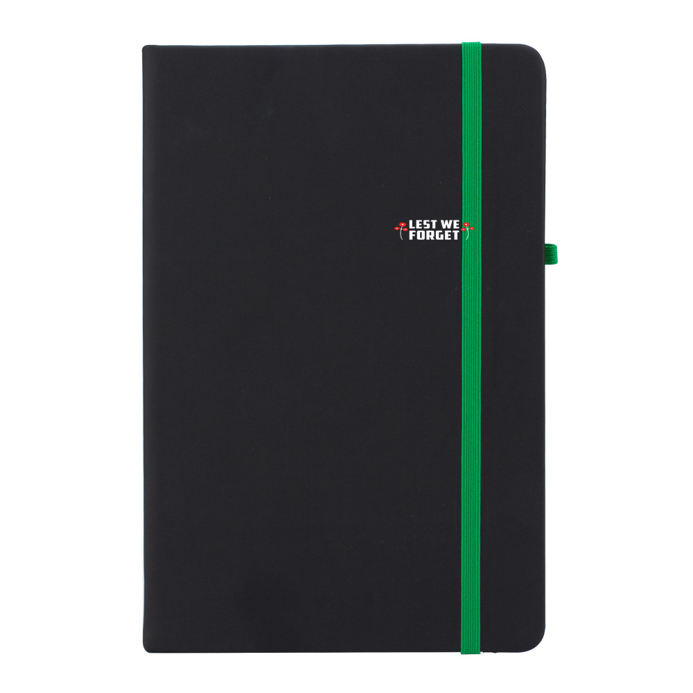 Black Soft Feel A5 Notebook