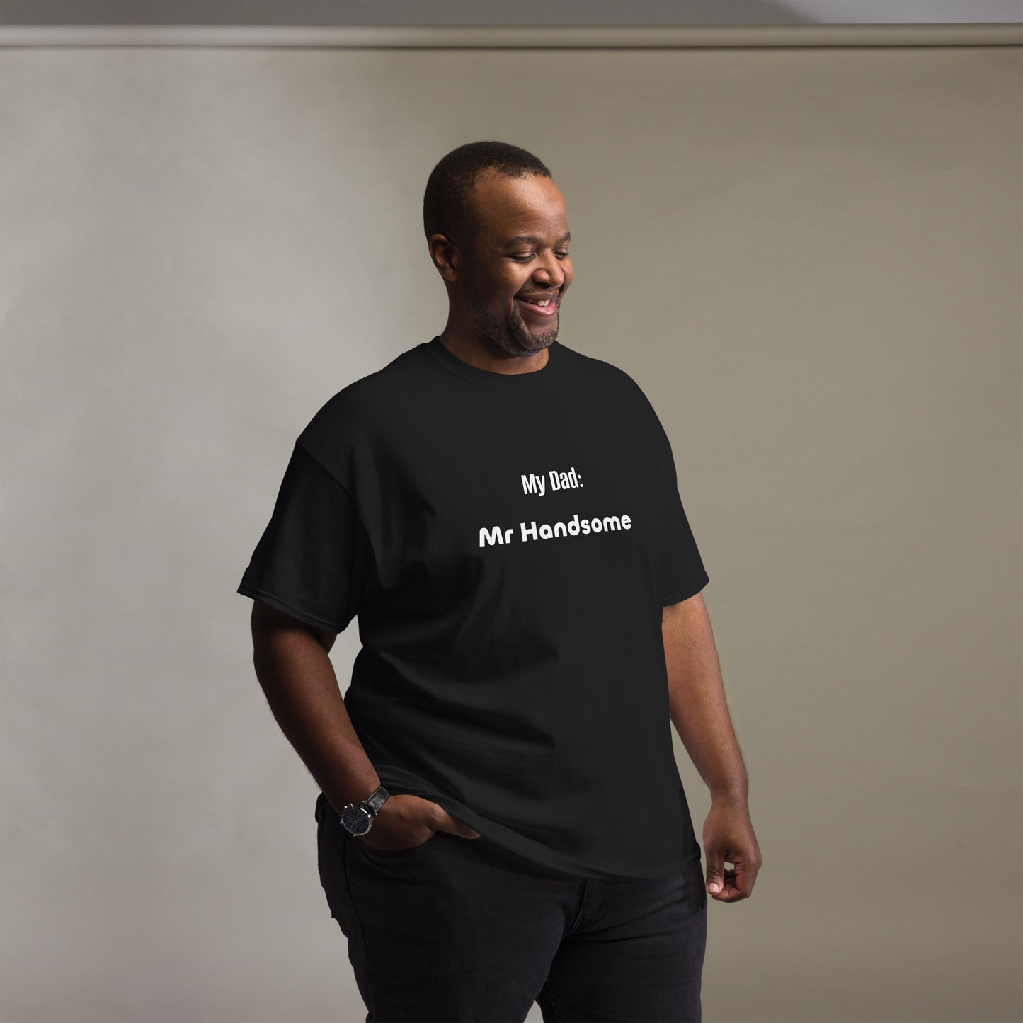 Fathers day affirmation Men's classic tee