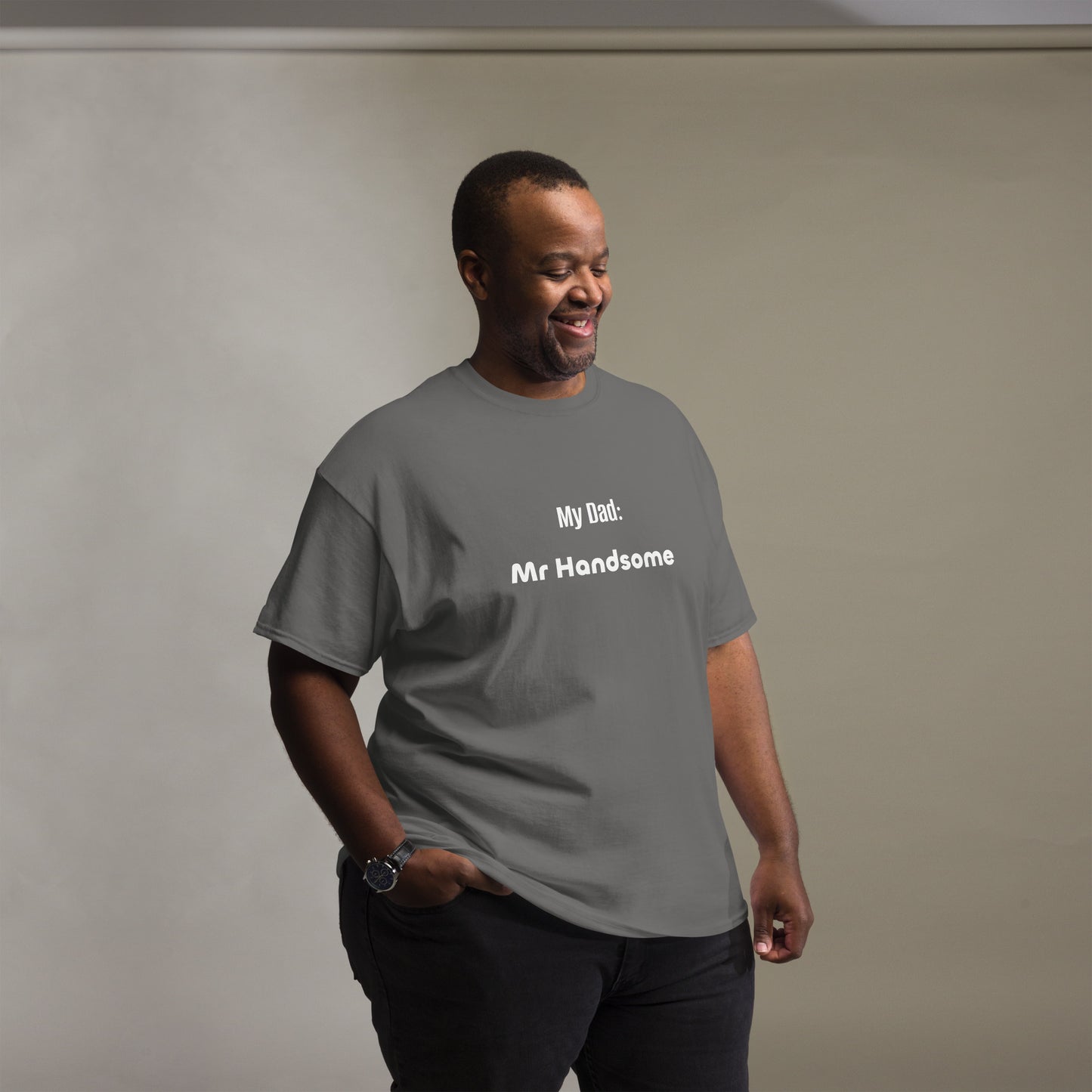 Fathers day affirmation Men's classic tee