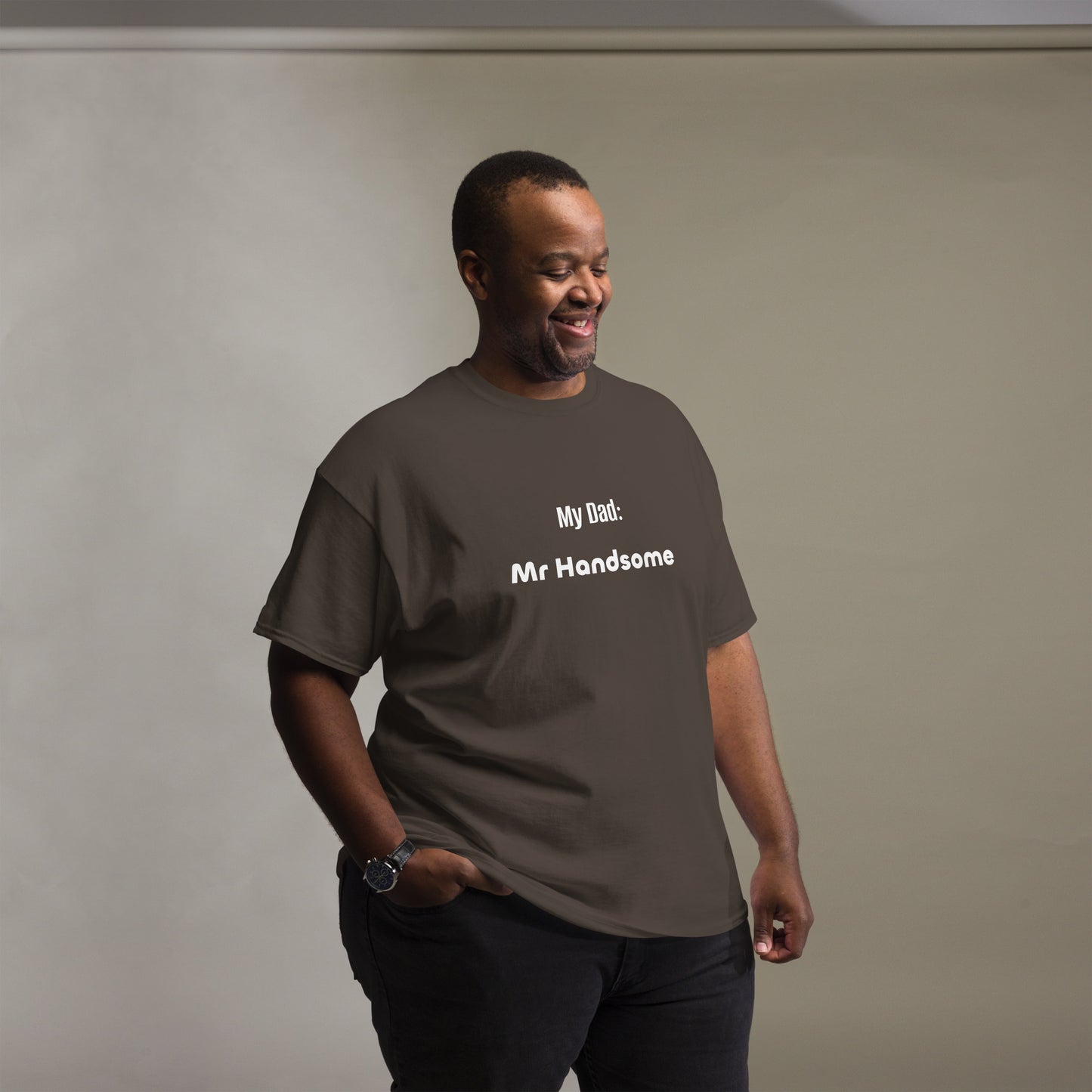 Fathers day affirmation Men's classic tee