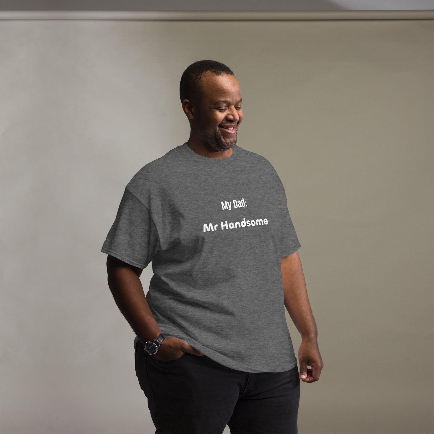 Fathers day affirmation Men's classic tee