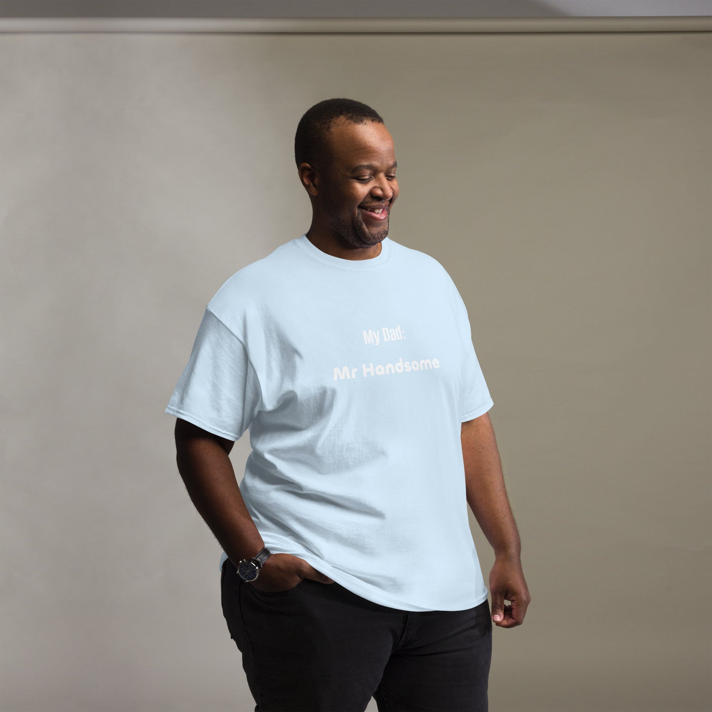 Fathers day affirmation Men's classic tee