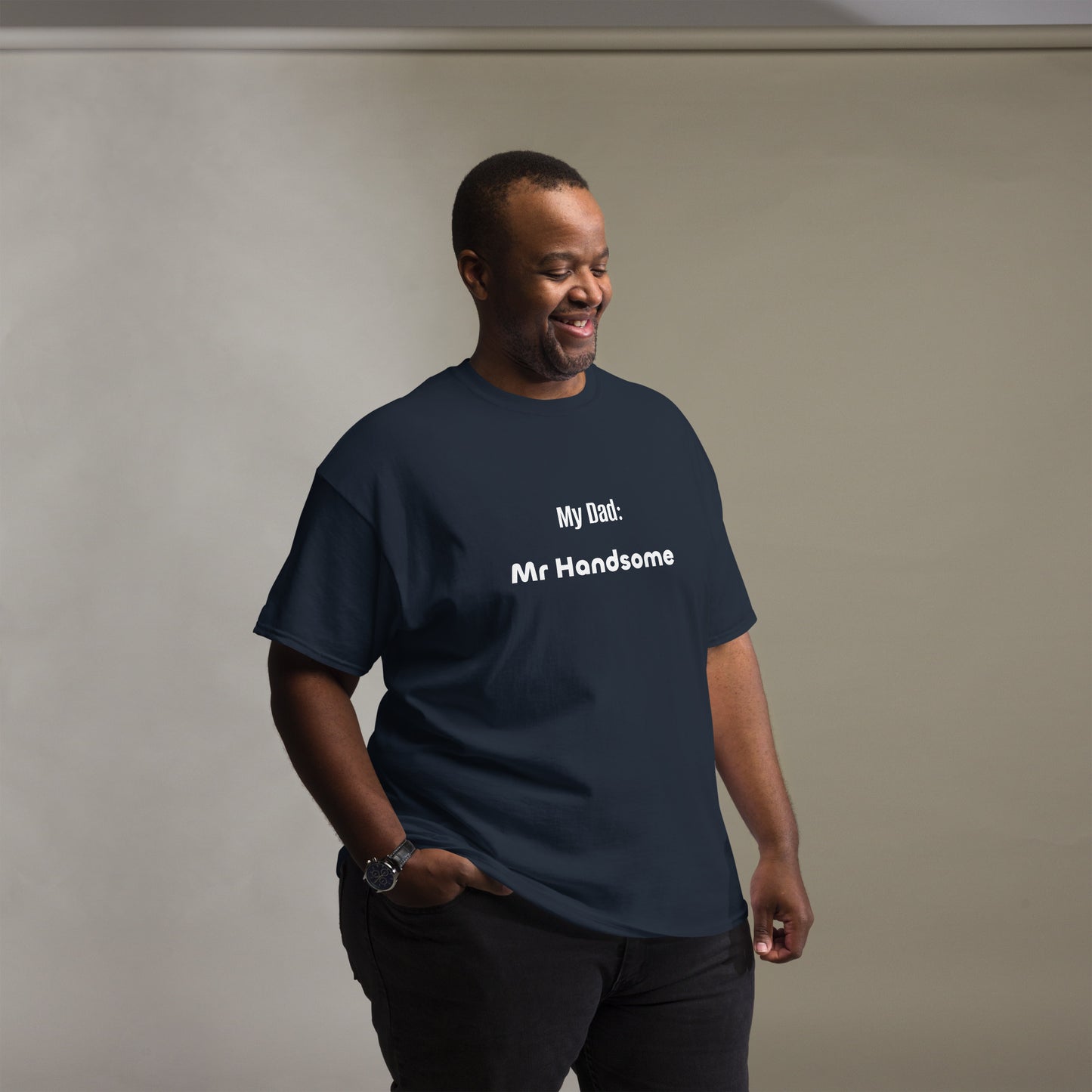 Fathers day affirmation Men's classic tee