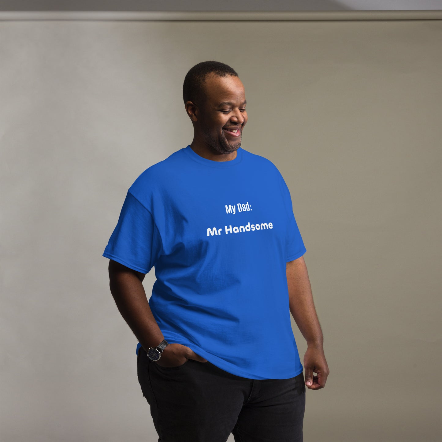 Fathers day affirmation Men's classic tee