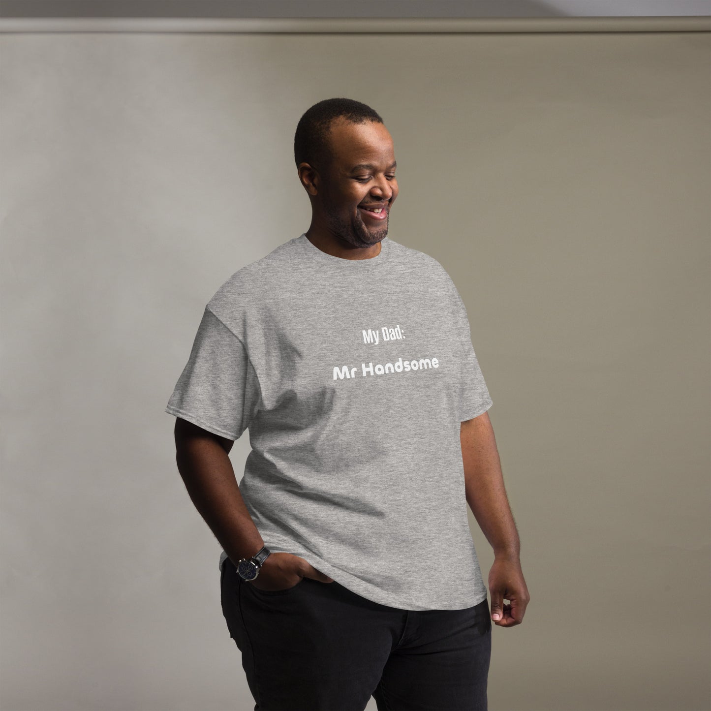 Fathers day affirmation Men's classic tee