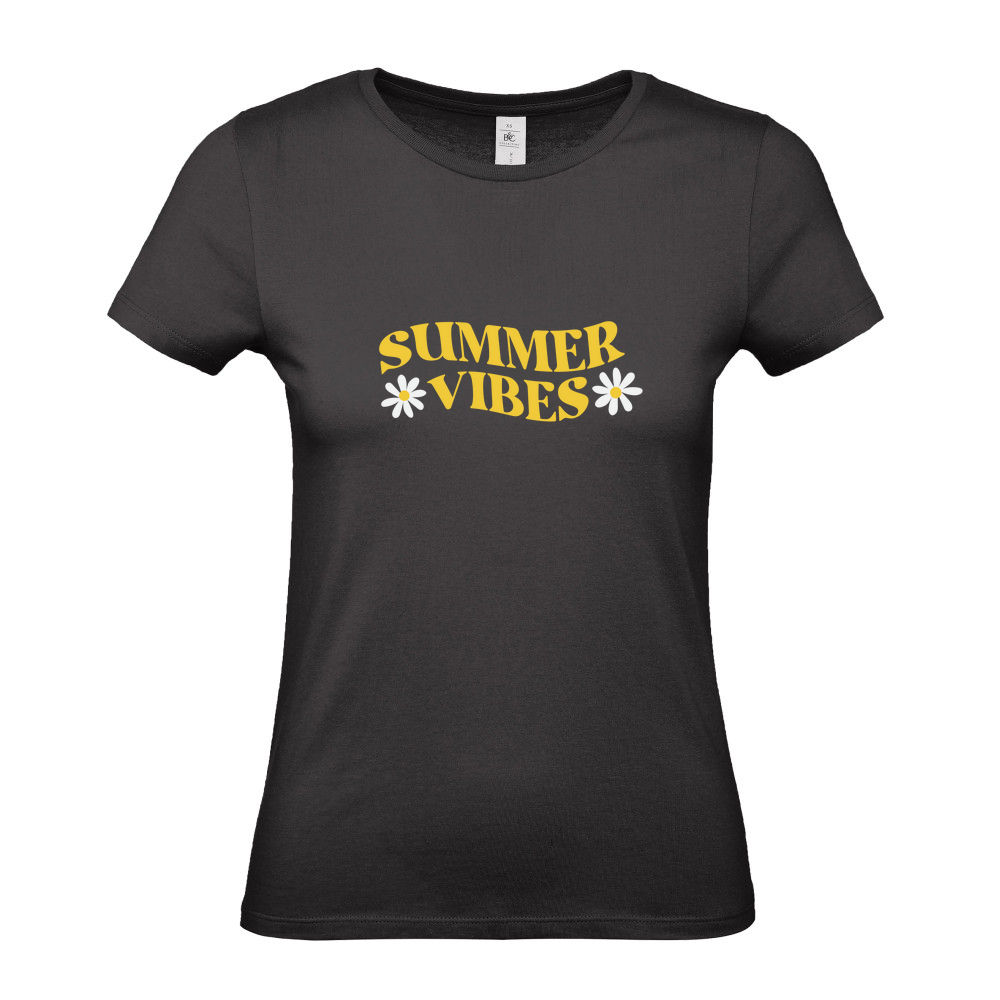 Summer Vibes - Ladies Fitted T-Shirt