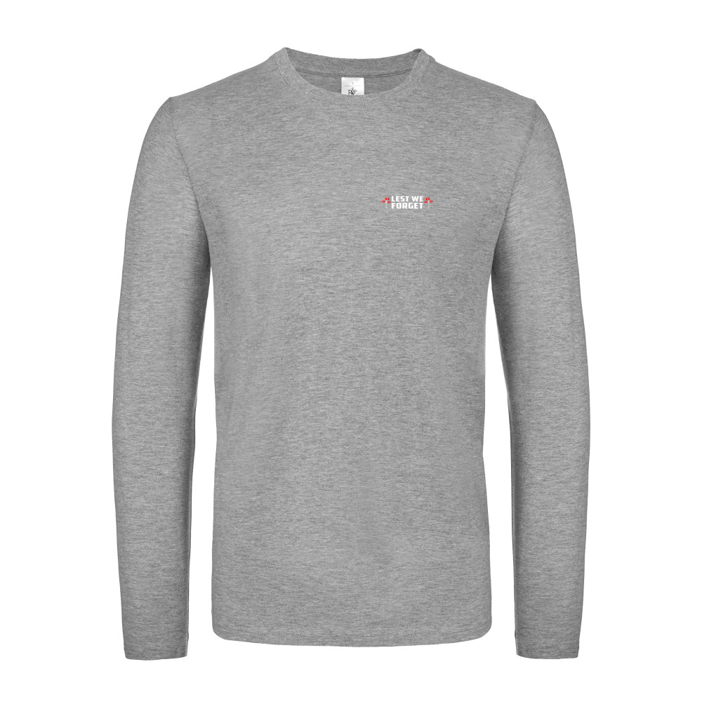 Lest we forget - Fitted Long Sleeved T-Shirt