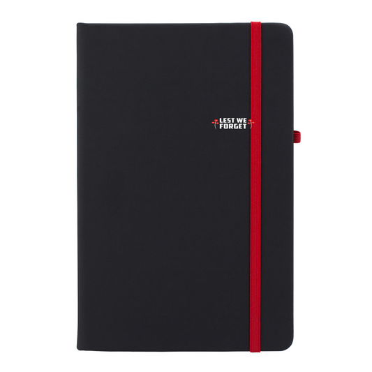 Black Soft Feel A5 Notebook