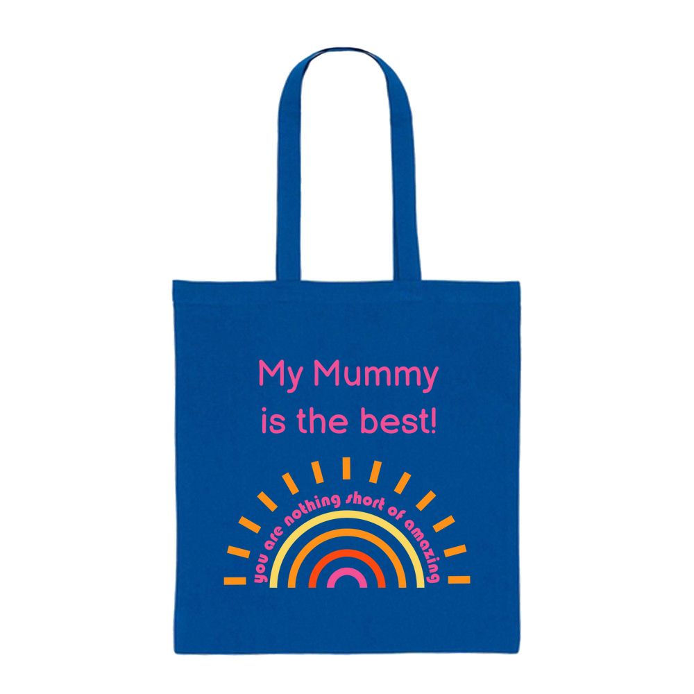 Mother's Day - Coloured Cotton Tote Bag