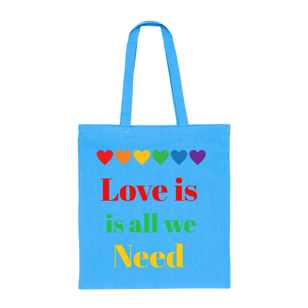 Coloured Cotton Tote Bag