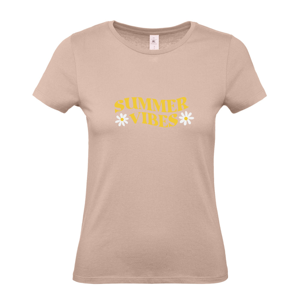 Summer Vibes - Ladies Fitted T-Shirt