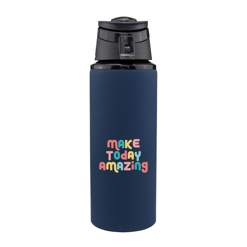 Make Today Amazing Affirmation  - Soft Feel Aluminium Water Bottle - 700ml