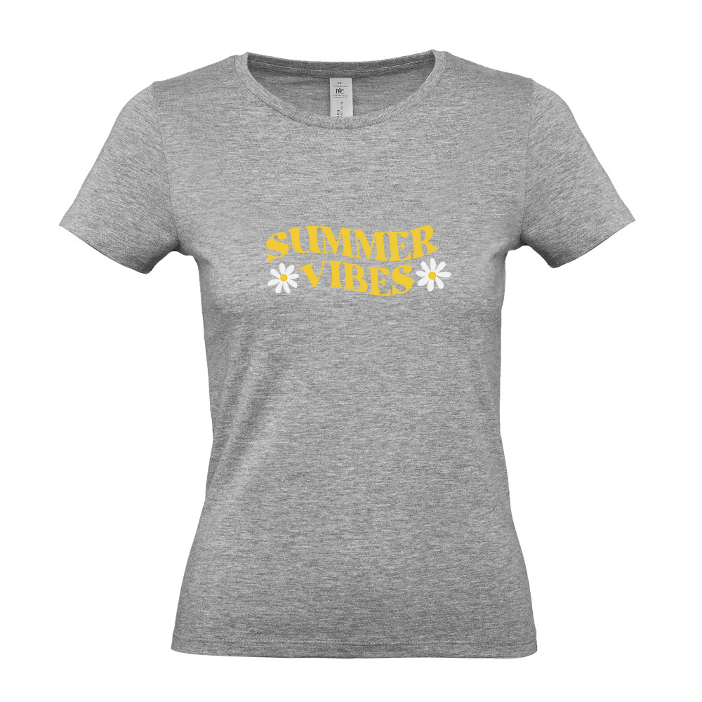 Summer Vibes - Ladies Fitted T-Shirt