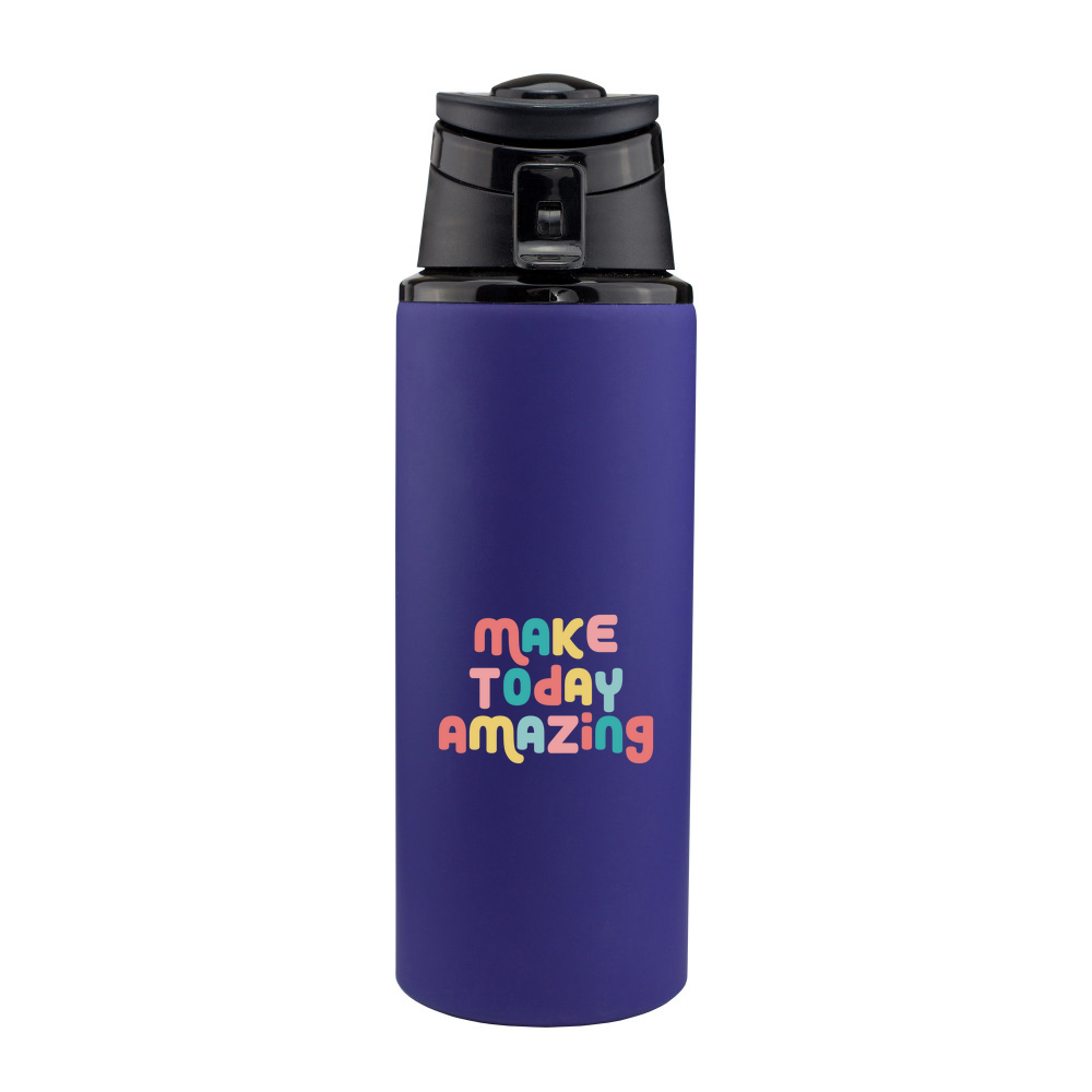 Make Today Amazing Affirmation  - Soft Feel Aluminium Water Bottle - 700ml