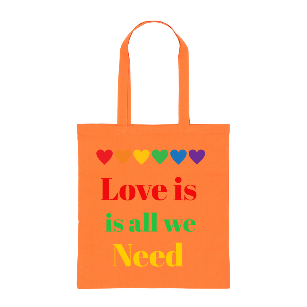 Coloured Cotton Tote Bag