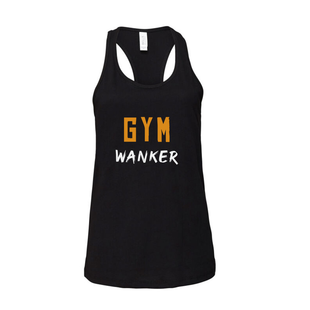 Ladies Racerback Tank Top - funny gym meme