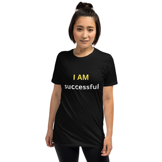 I am successful affirmation - Organic, Sustainable Short-Sleeve Unisex T-Shirt