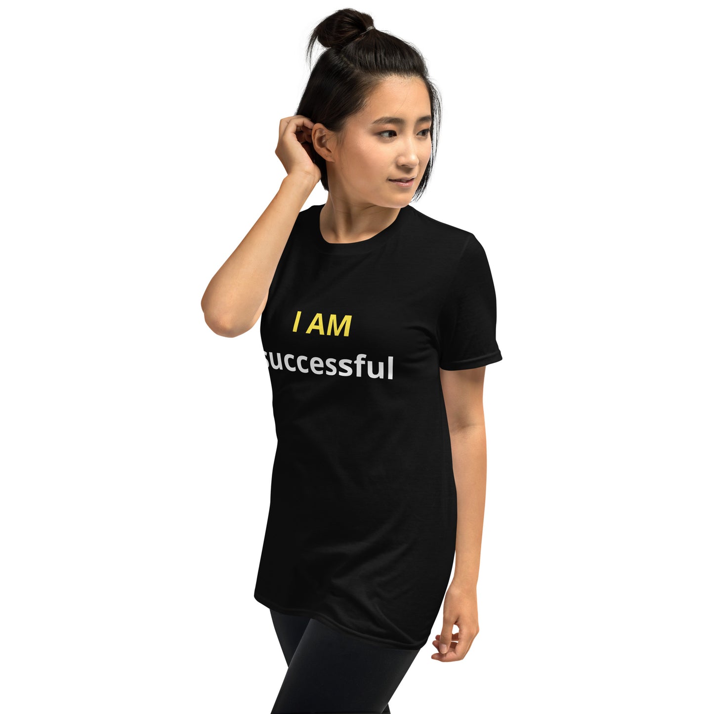 I am successful affirmation - Organic, Sustainable Short-Sleeve Unisex T-Shirt