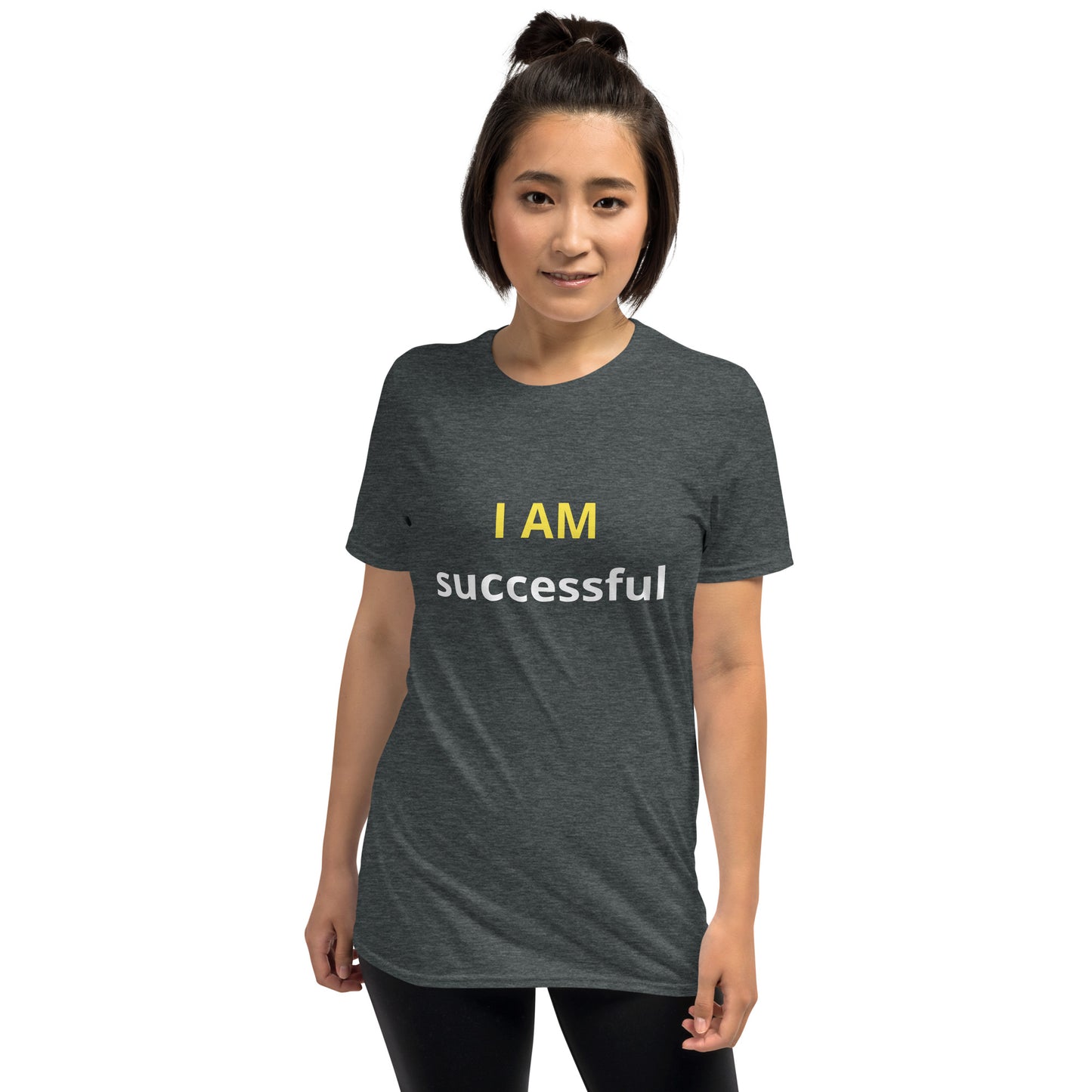 I am successful affirmation - Organic, Sustainable Short-Sleeve Unisex T-Shirt