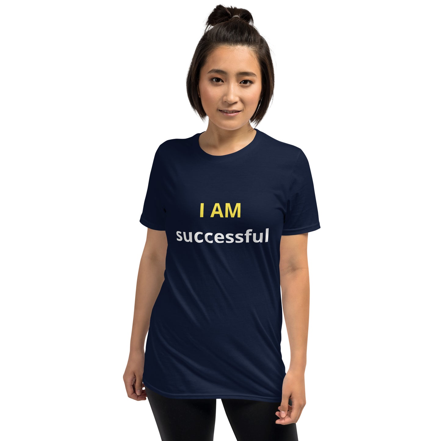 I am successful affirmation - Organic, Sustainable Short-Sleeve Unisex T-Shirt