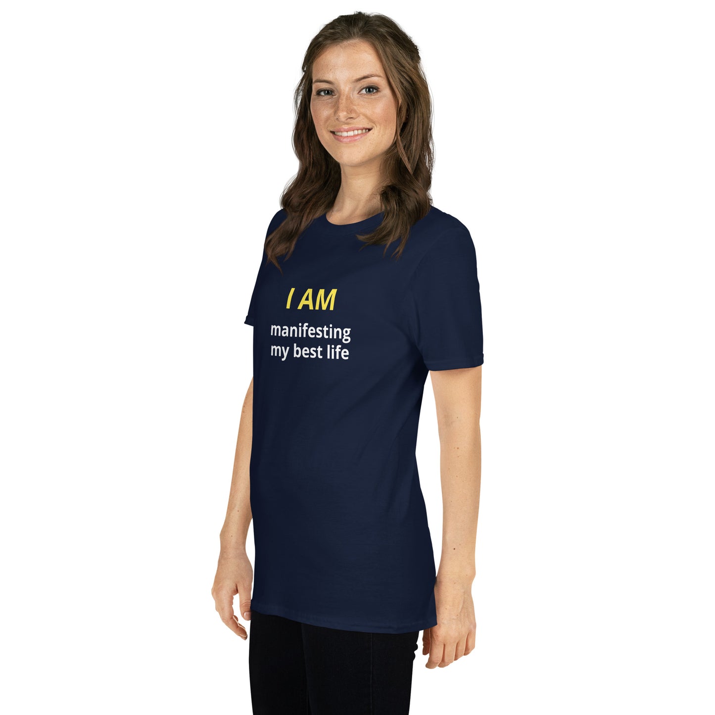 I am manifesting my best life affirmation - Organic Short-Sleeve Unisex T-Shirt