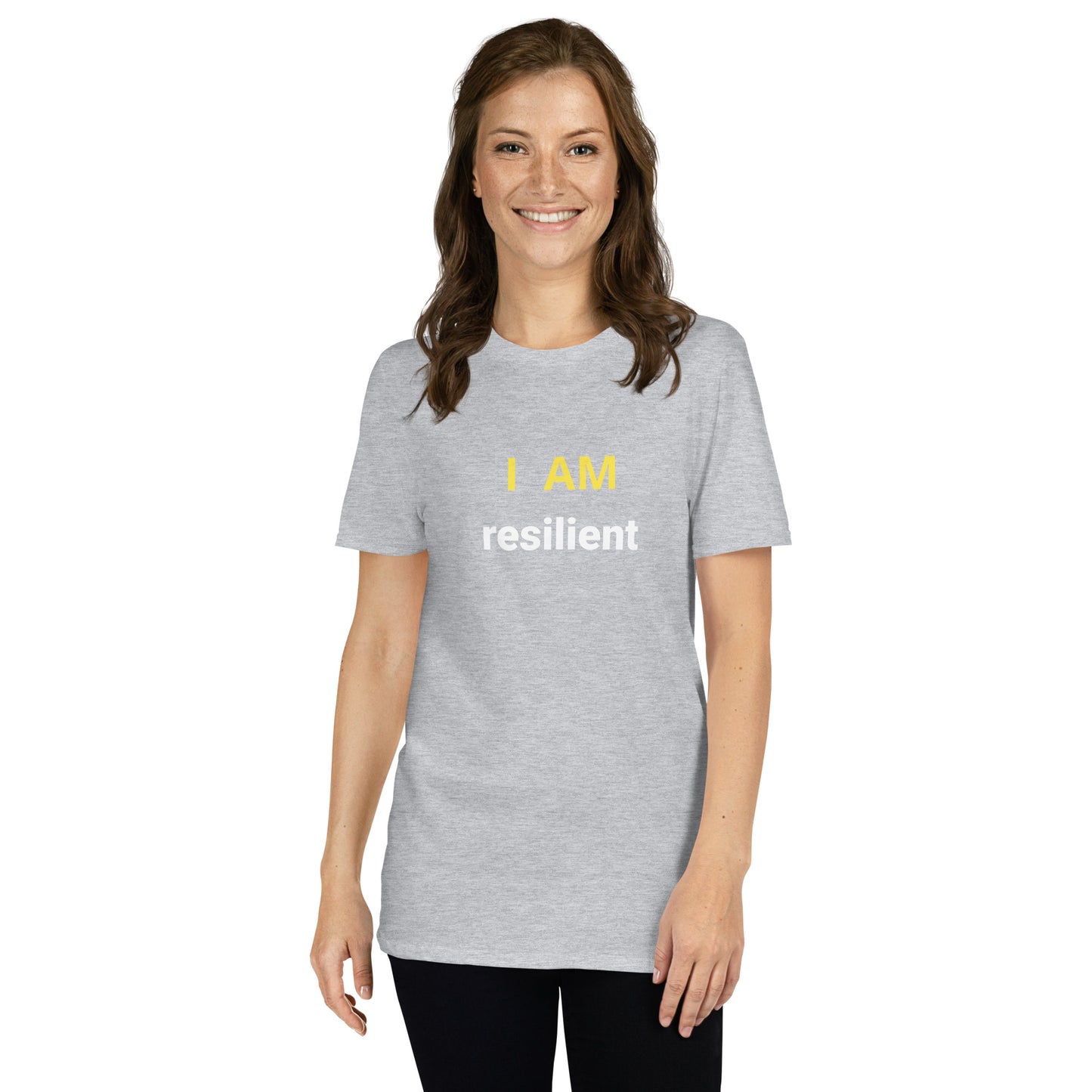 I am resilient Affirmation - Organic, Sustainable, Short-Sleeve Unisex T-Shirt