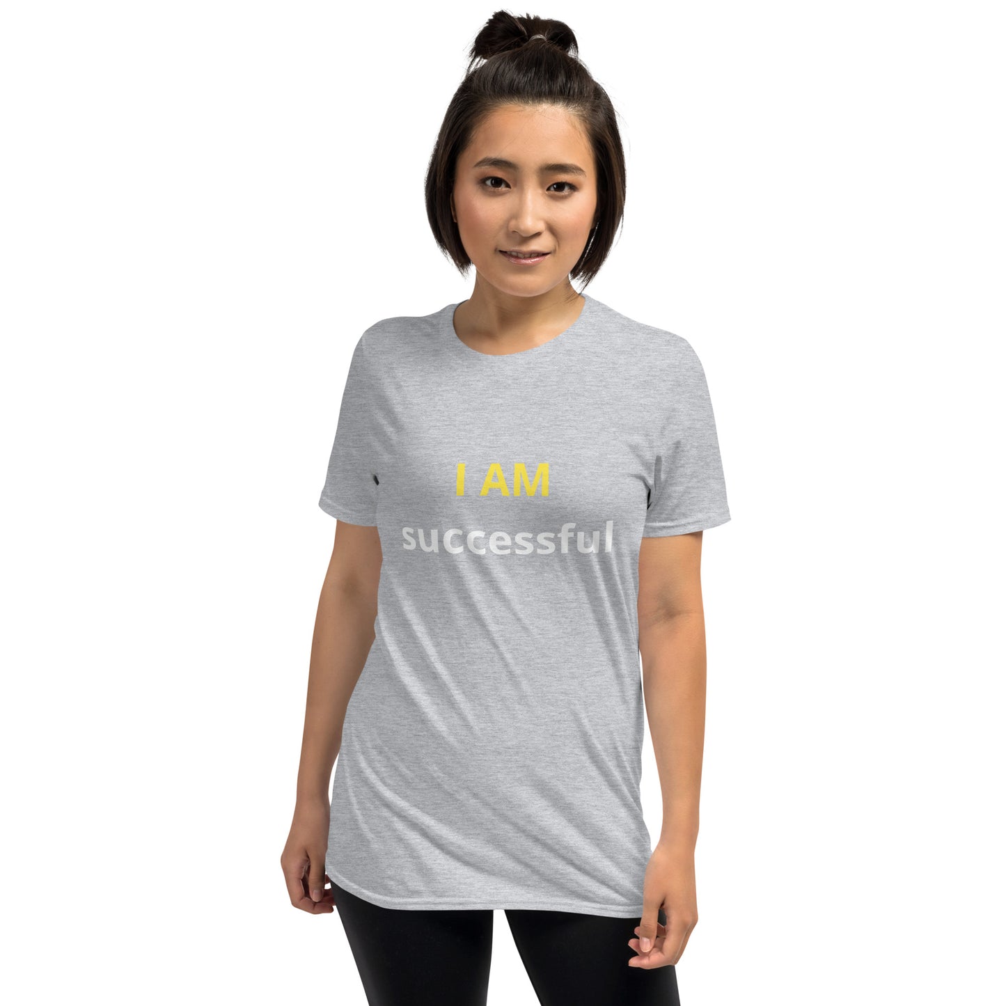 I am successful affirmation - Organic, Sustainable Short-Sleeve Unisex T-Shirt