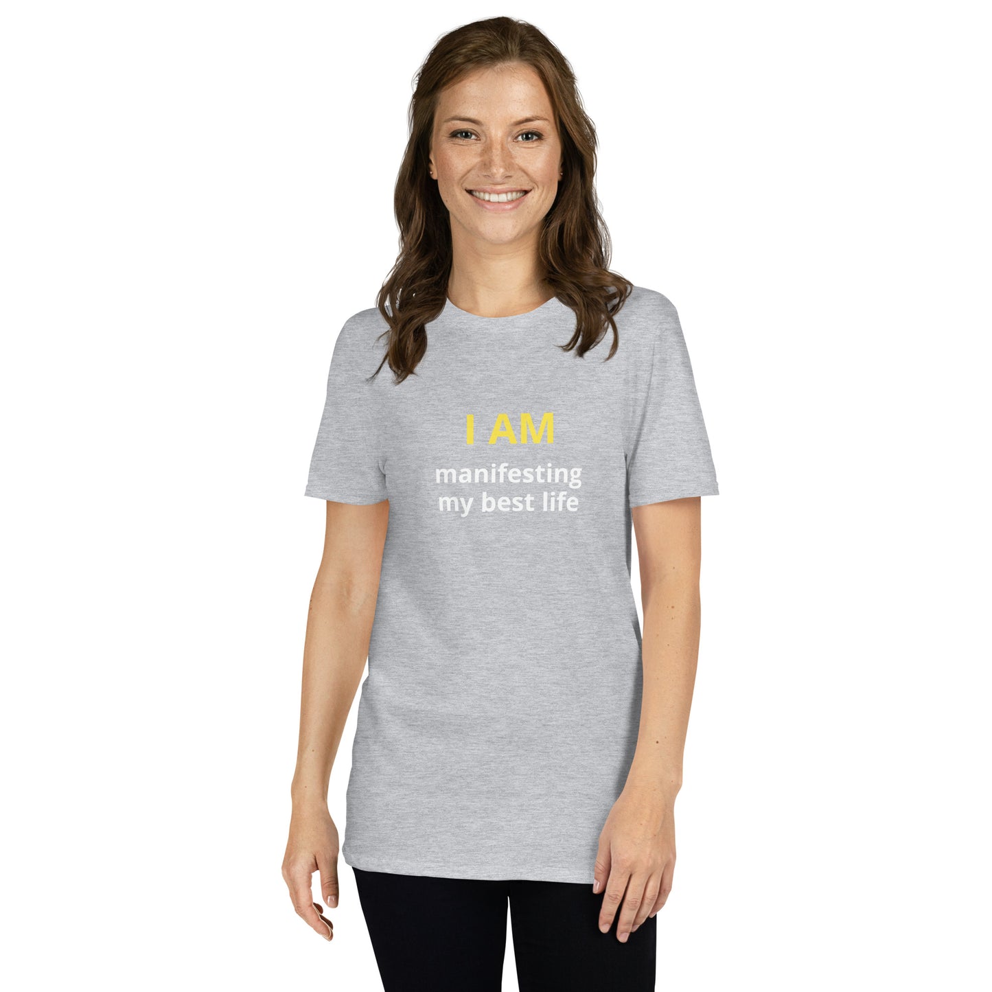 I am manifesting my best life affirmation - Organic Short-Sleeve Unisex T-Shirt