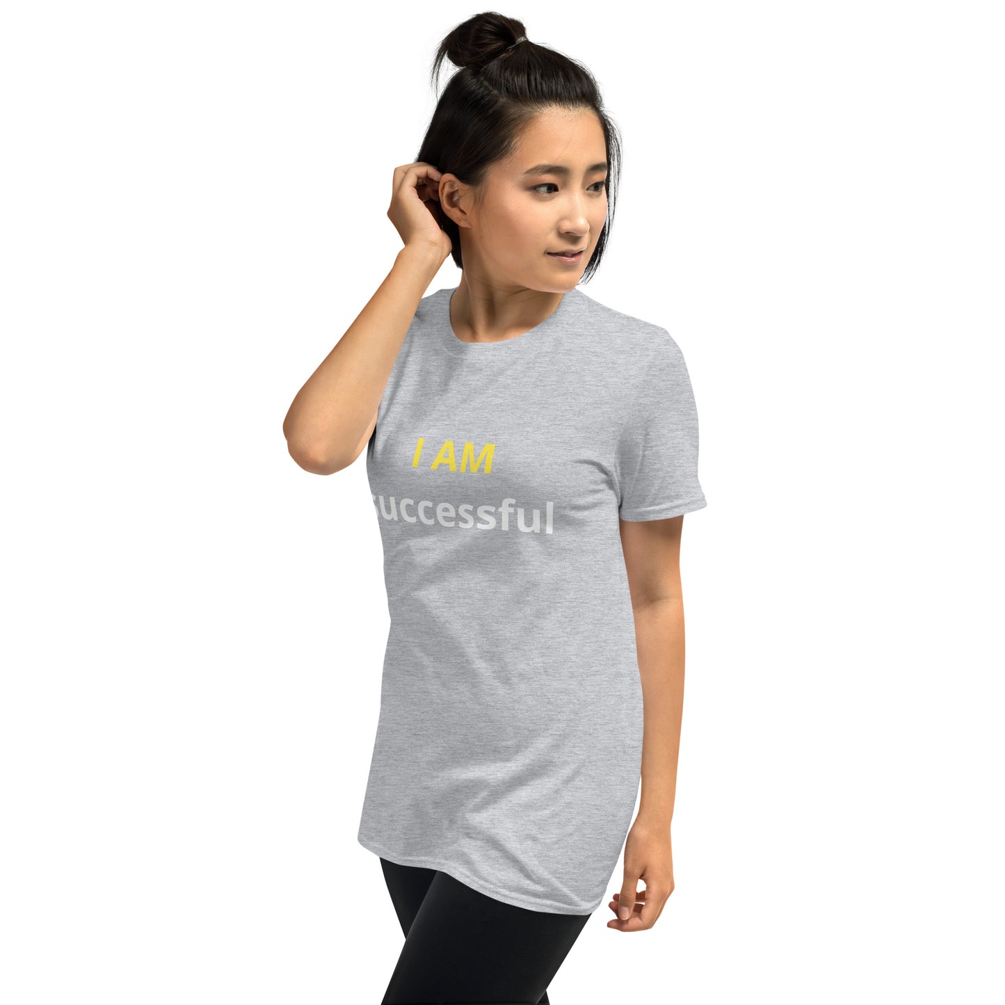 I am successful affirmation - Organic, Sustainable Short-Sleeve Unisex T-Shirt